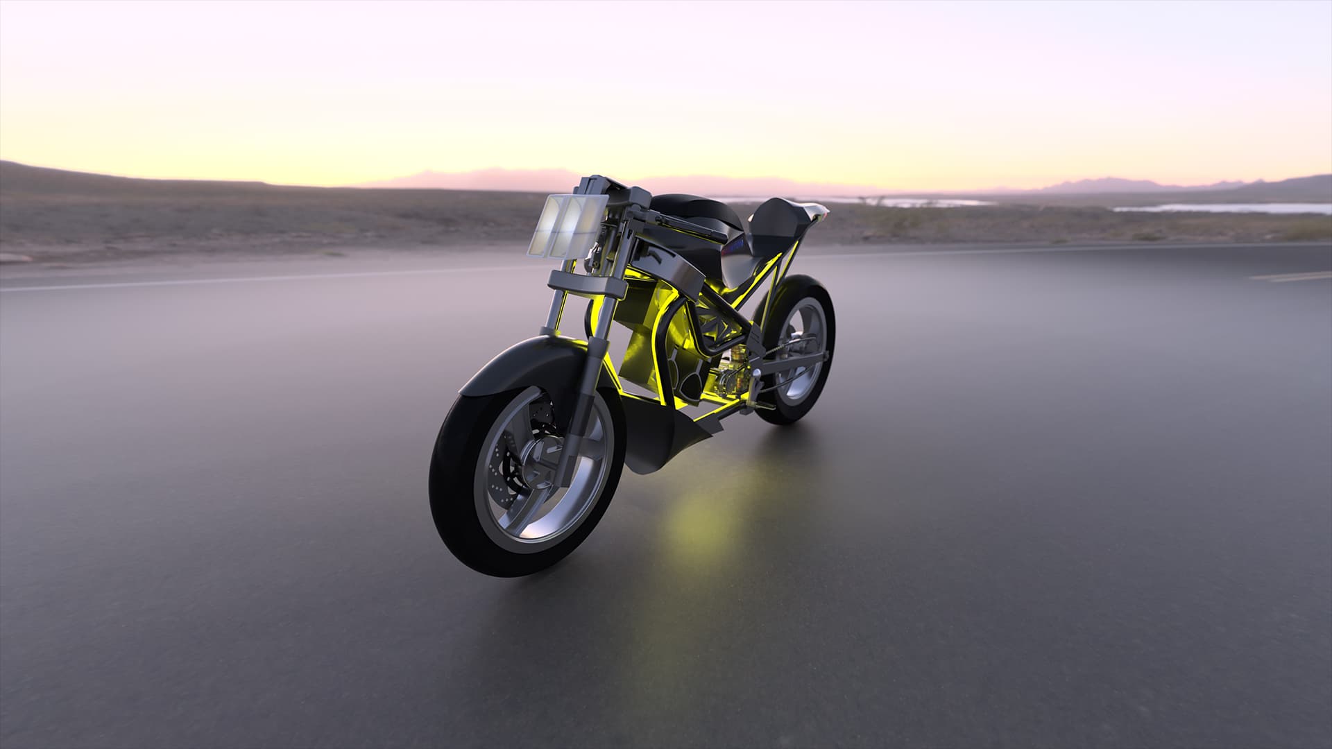 RGB Phantom Road Render