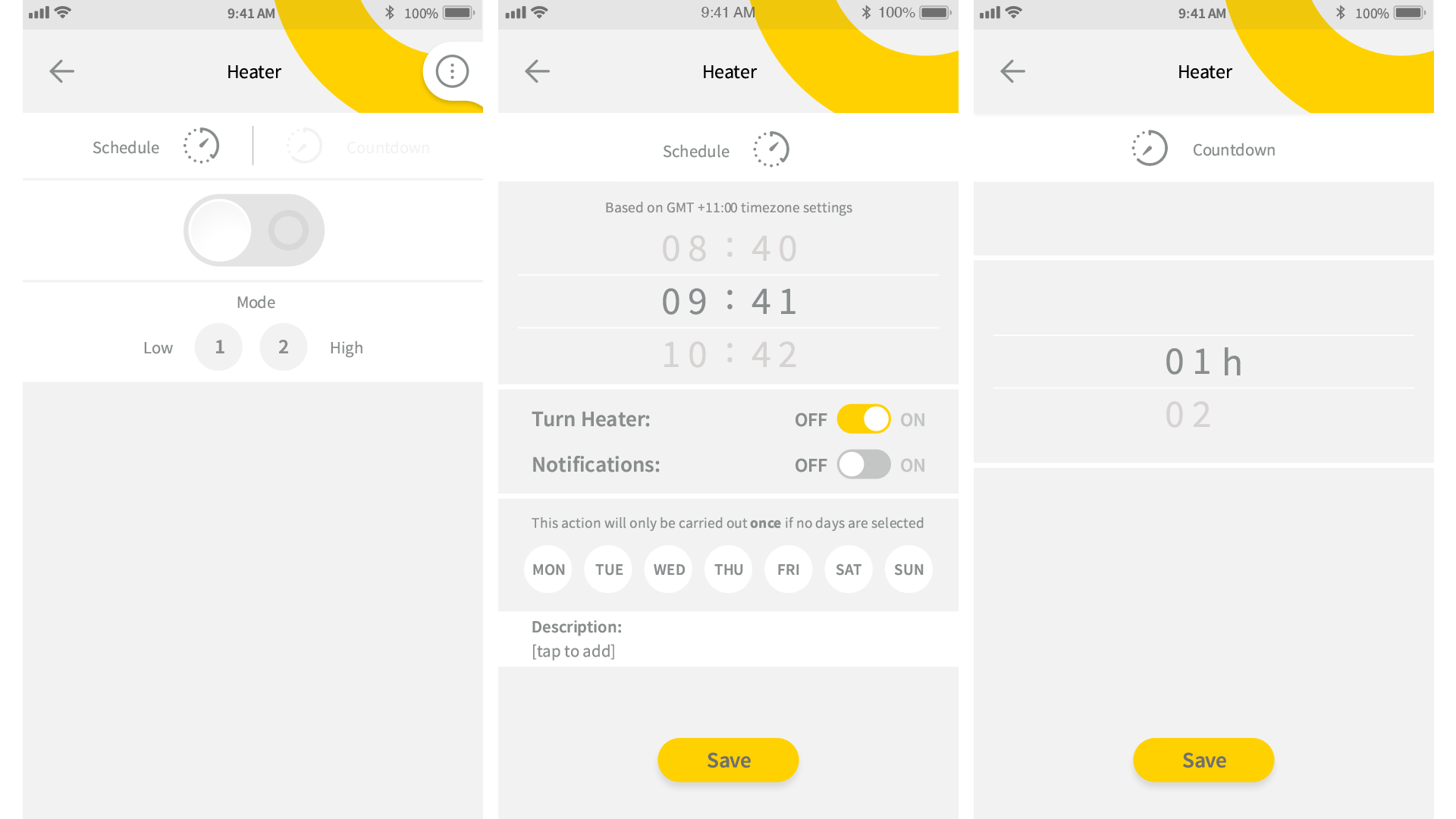 Ikuu Heater UI