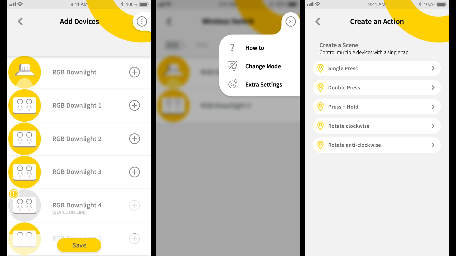 Ikuu Wireless Switch UI