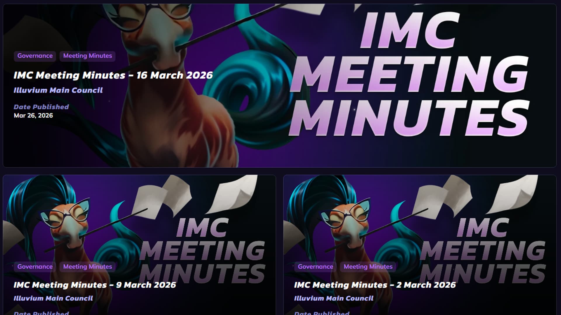 Meeting Minutes Website