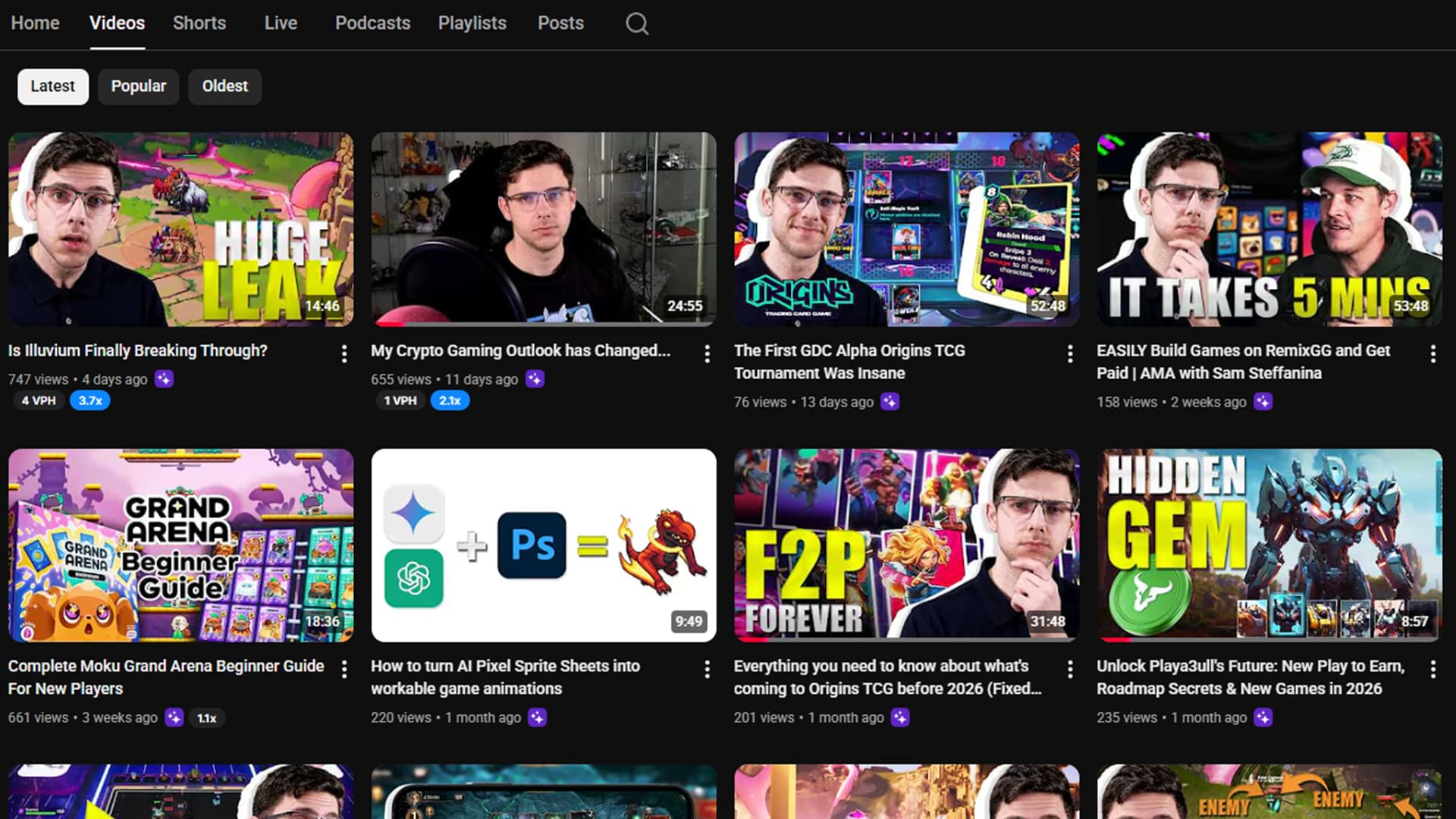 Recent Channel Videos